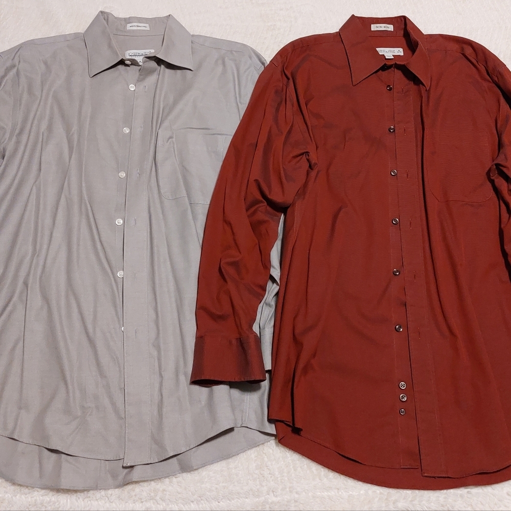 2 Joseph & Feiss Button Down Dress Shirts 16-32/33